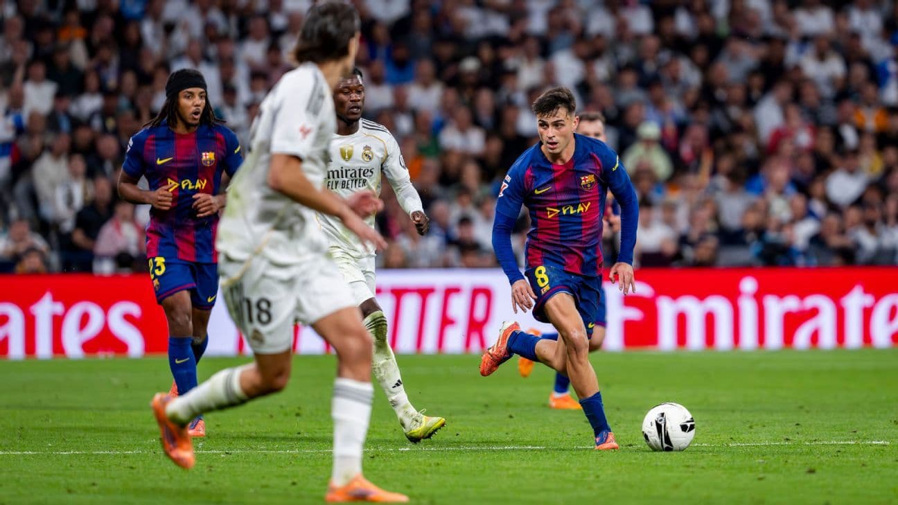 Pedri del Barcelona se perderá varias semanas por lesión - fuentes - ESPN