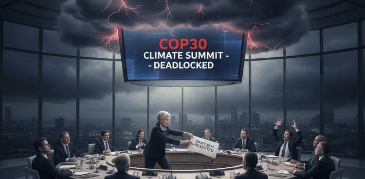 COP30 climate summit deadlocked as EU rejects draft deal