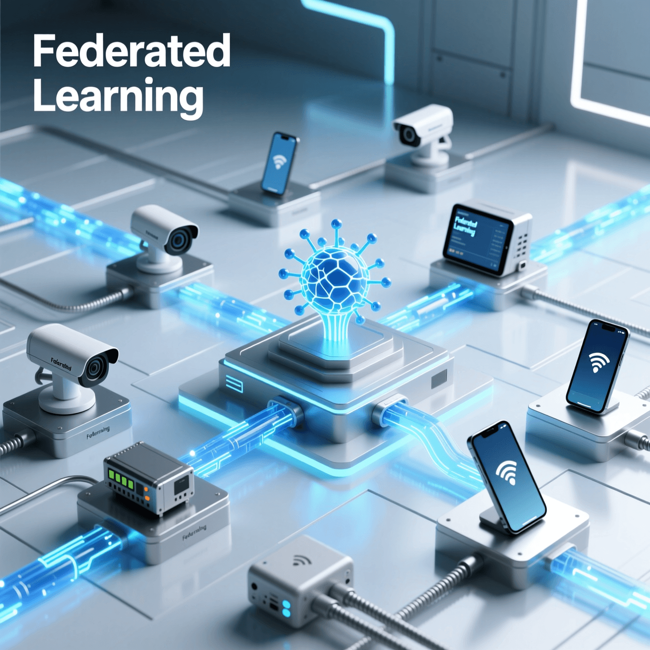 Federated Data Engineering and Learning for Edge Intelligence Systems