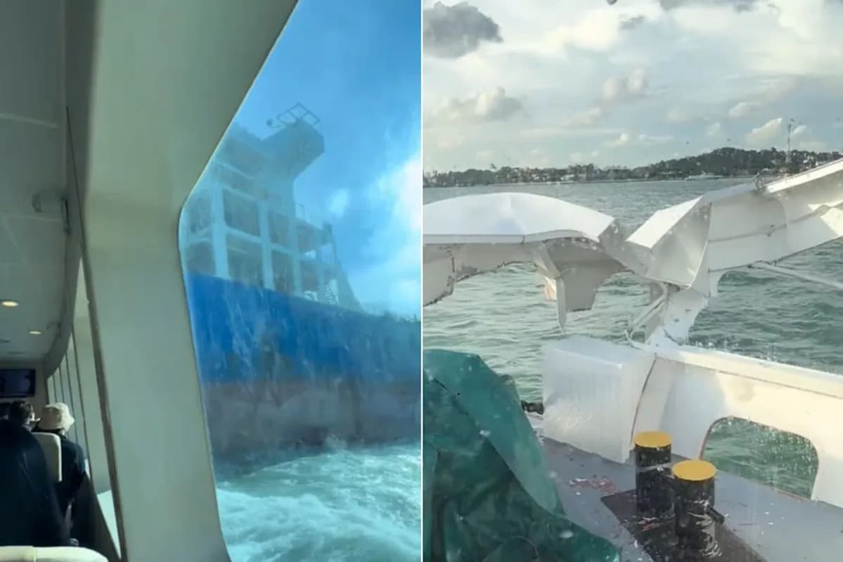 Singapore-bound ferry from Batam collides with tanker, all safely evacuated: Indonesian media - Yahoo News Singapore