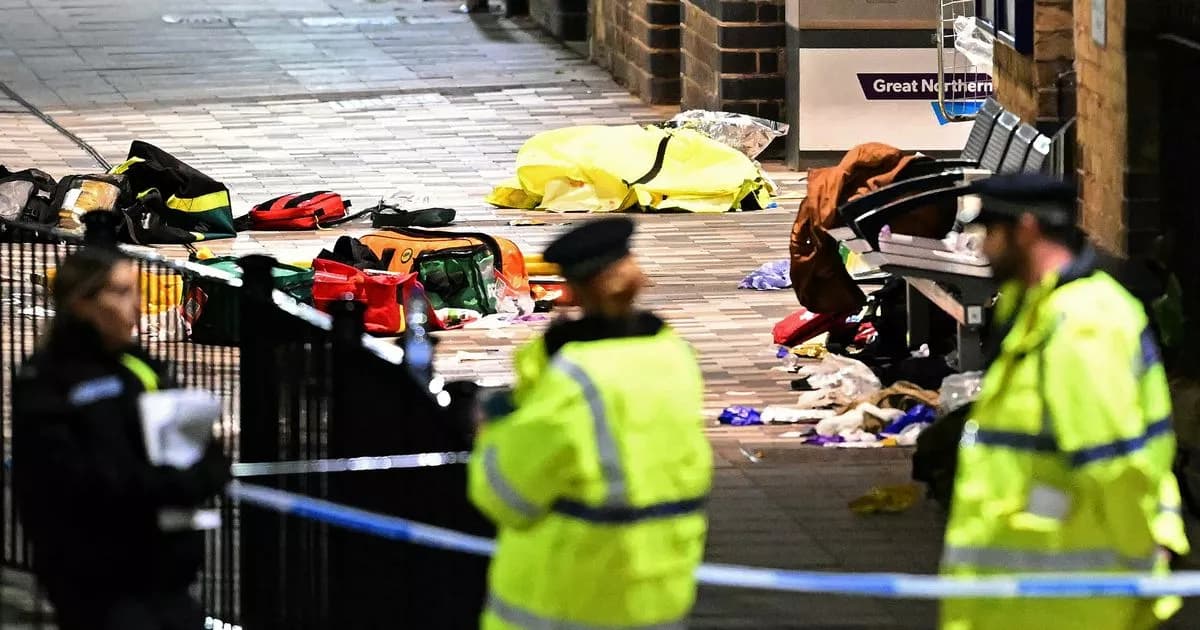Train stabbings witness saw person 'hanging out train door bleeding' after horror attack - Daily Star