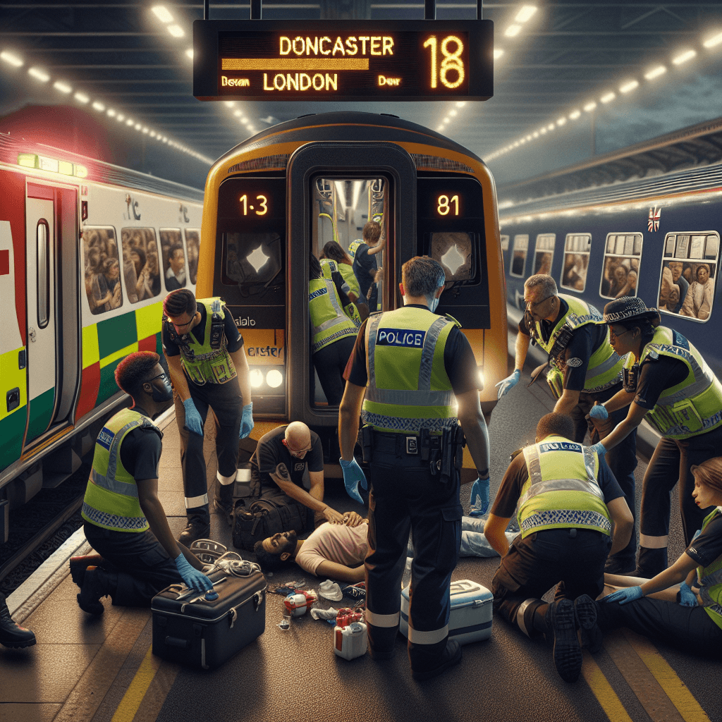 UPDATE: Nine people with life-threatening injuries after stabbings on Doncaster-London train [last night]