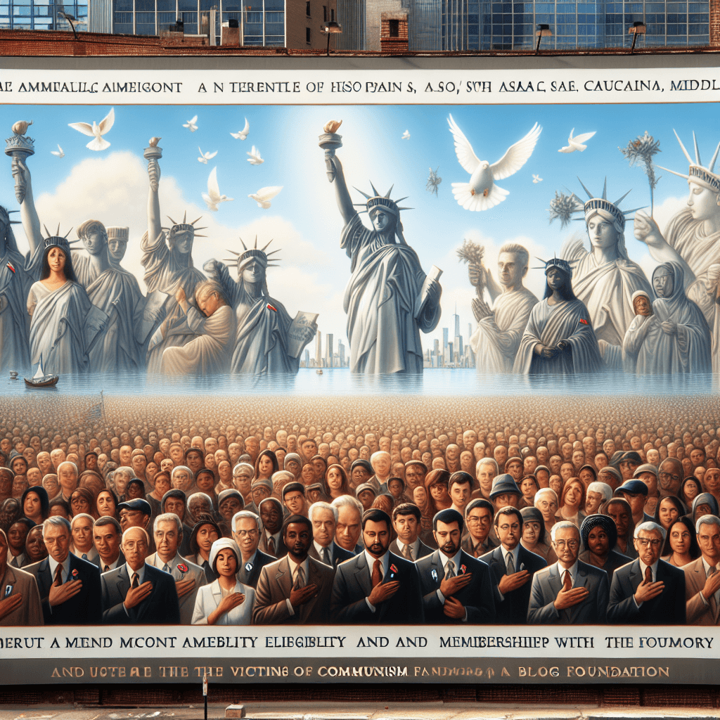 When will be New Yorkers eligible for membership in Victims of Communism Foundation?