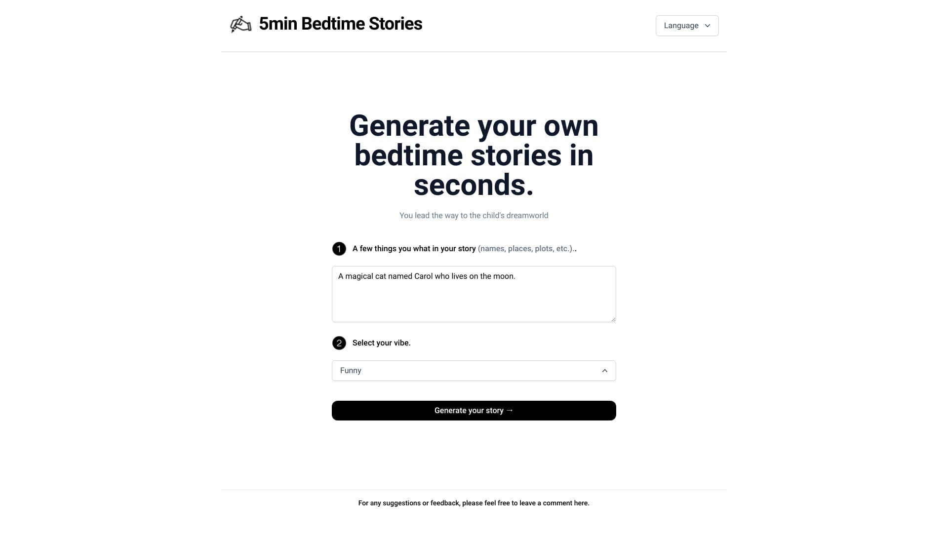 5 Minute Bedtime Stories