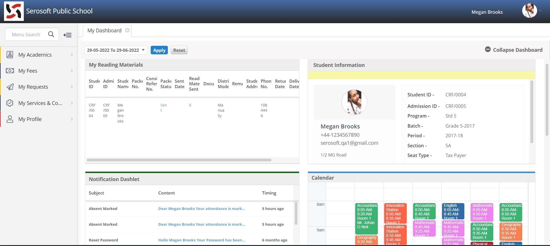 Academia School Management System