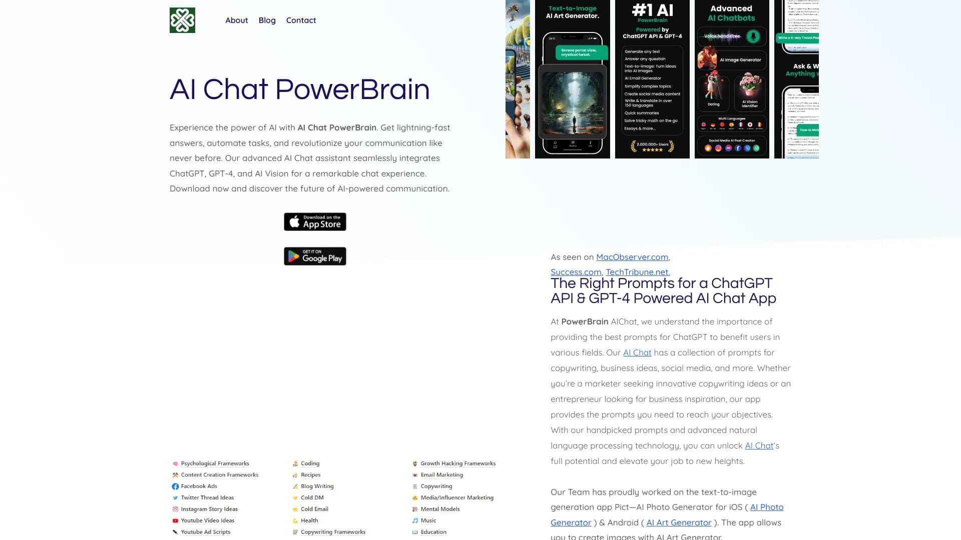 AI Chat Powerbrain