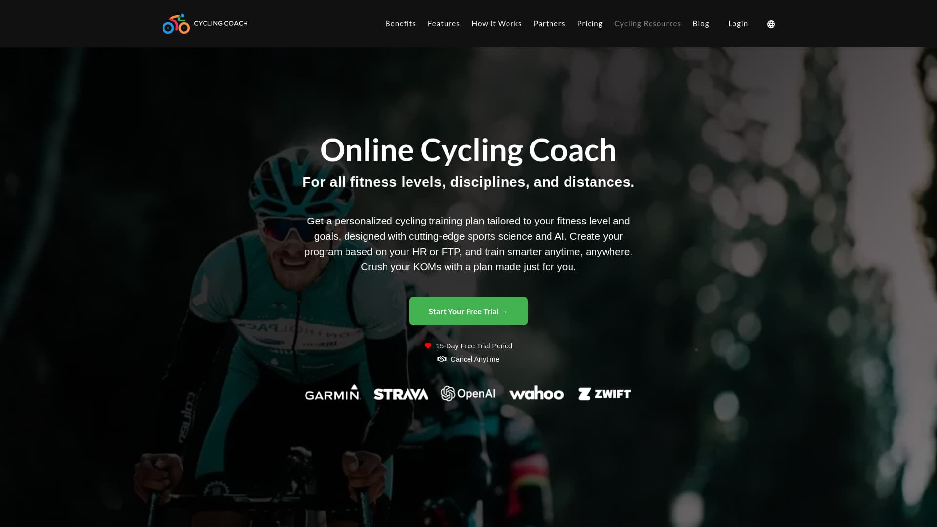 Entrenador de Ciclismo AI