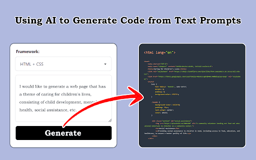 AI Front-end Code Generator