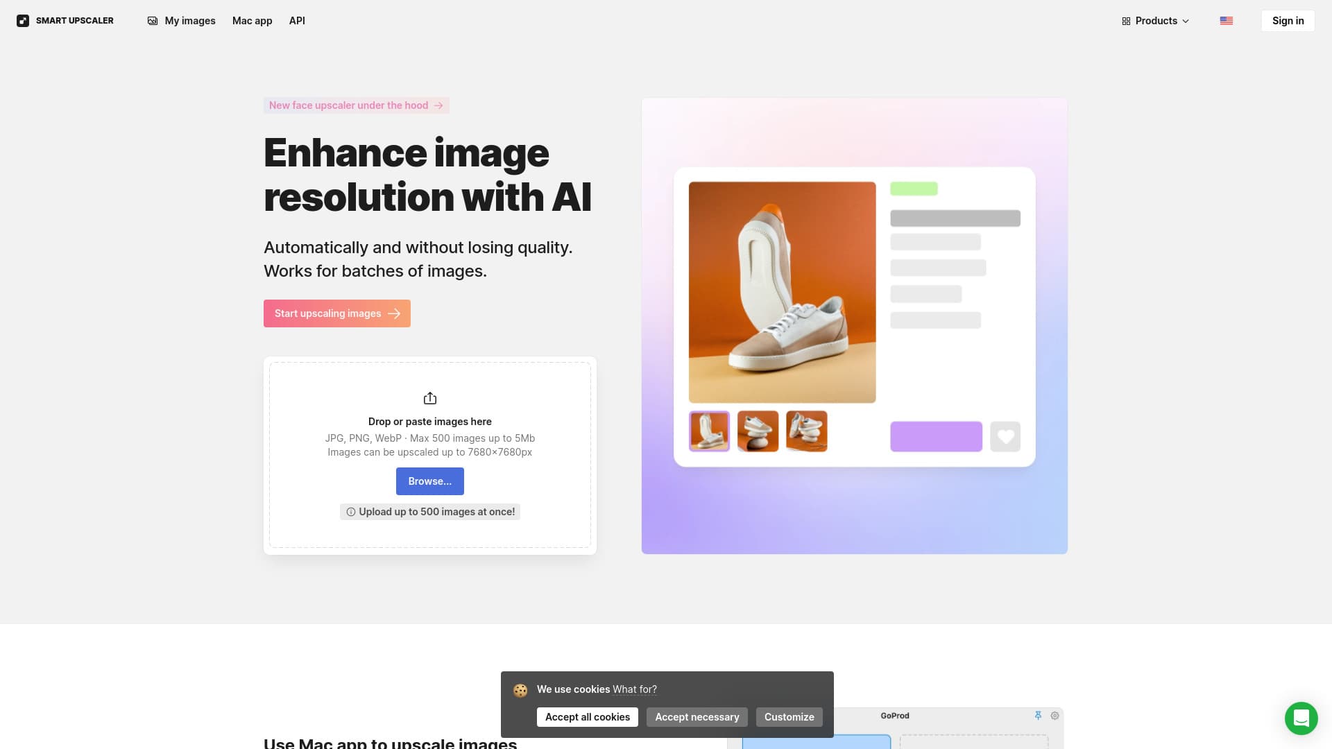 Icons8 Smart Upscaler