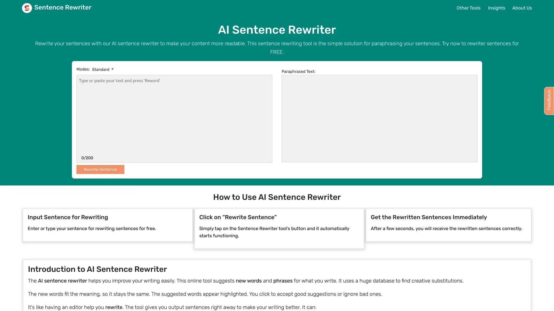 Sentence Rewriter