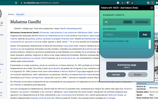 ChatGPT AI Summarizer Extension