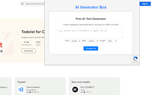 AI Text Generator - Aigeneratorbox