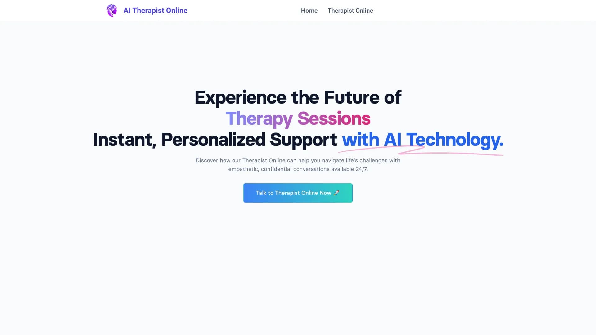AI Therapist Online