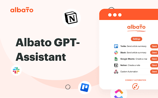 Albato GPT-Assistant para Google Chrome