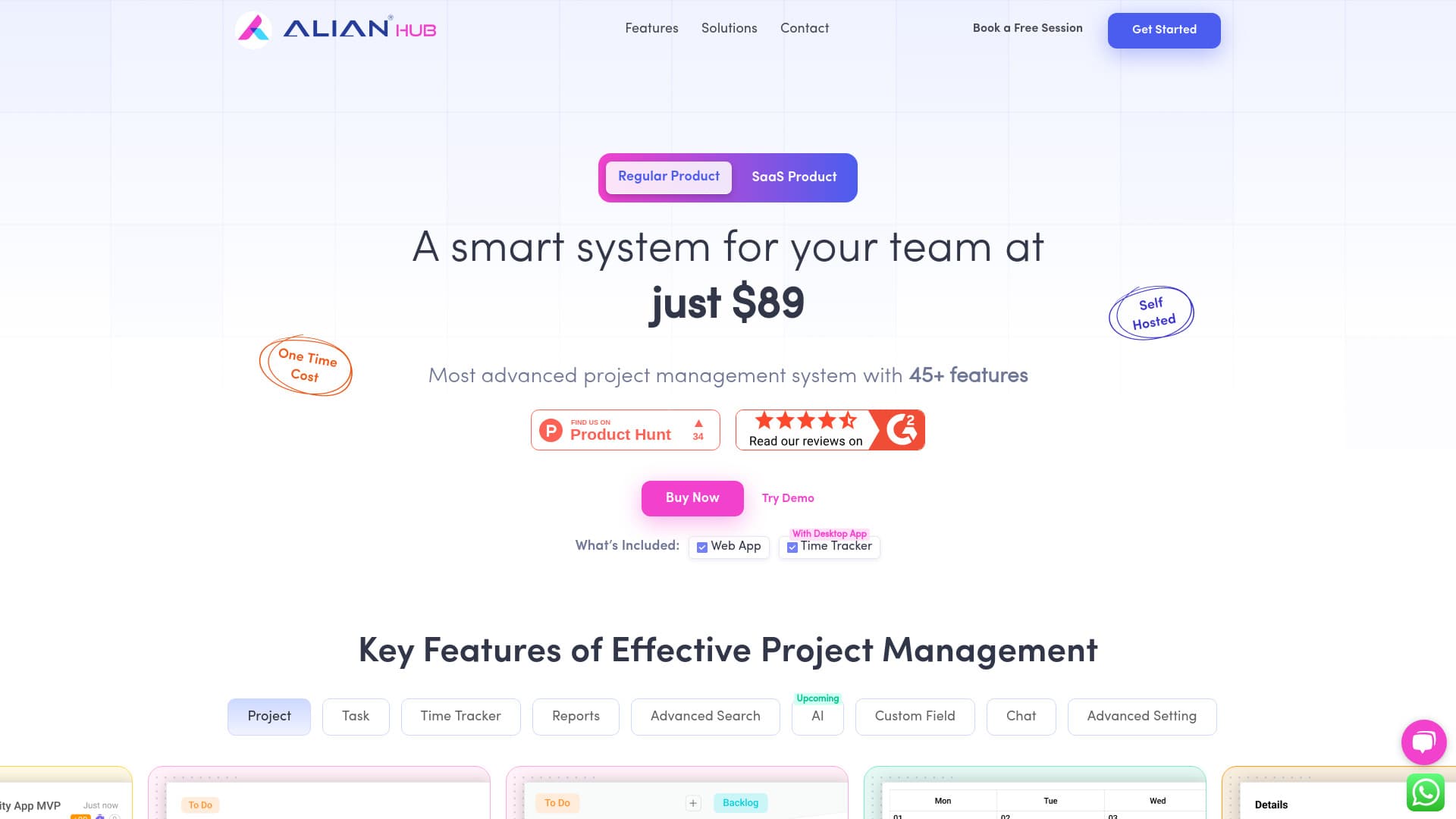 Alian Hub - Project Management System