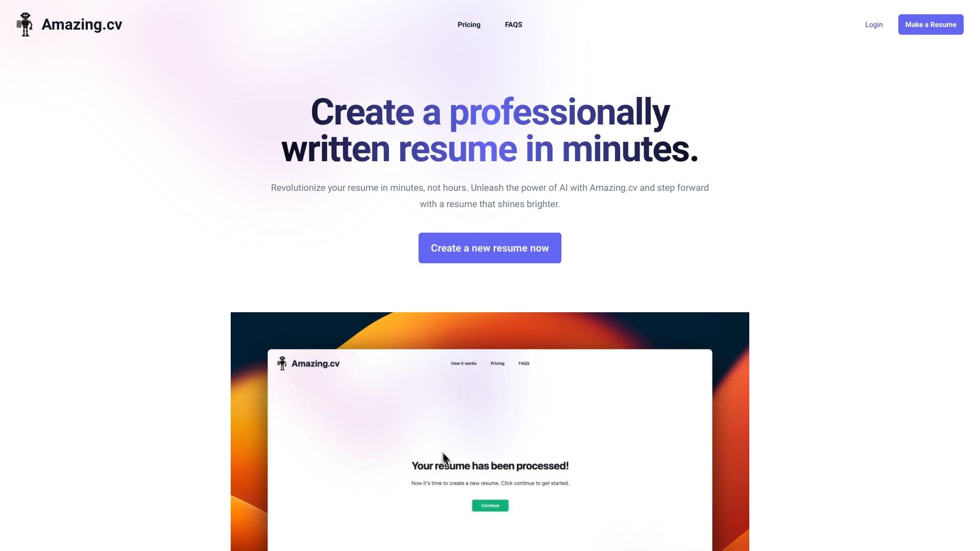 Erstaunlicher Lebenslauf