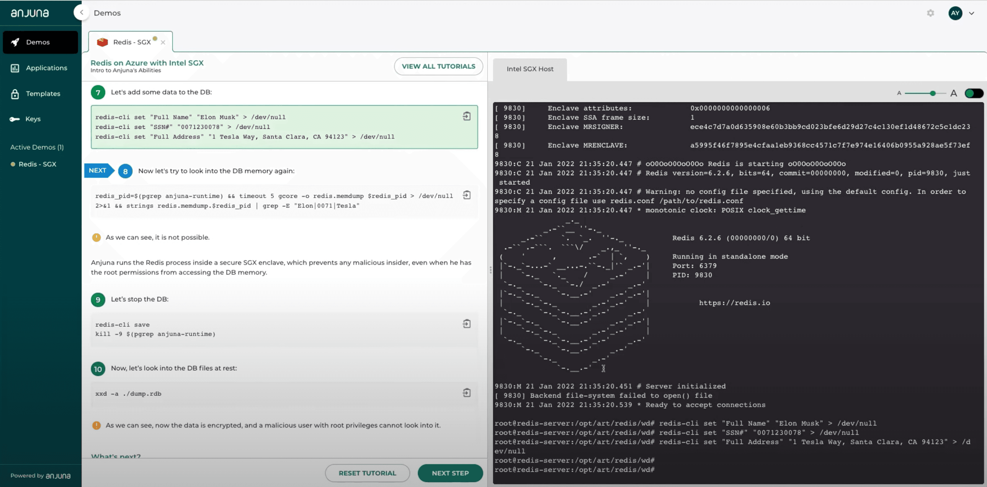Anjuna Confidential Computing software