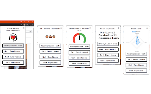 匿名化＆感情分析拡張機能