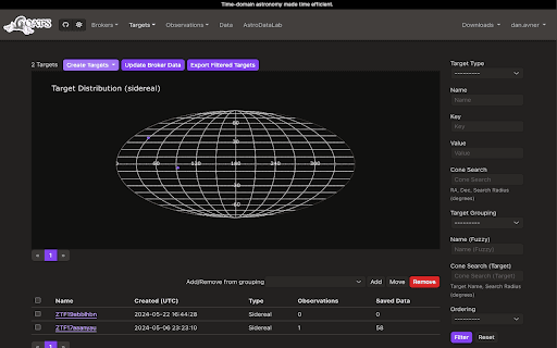 GOATS con Integración ANTARES
