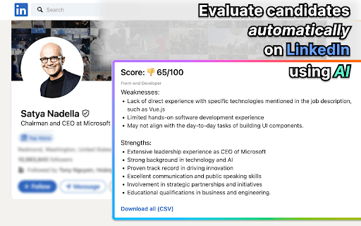 Applicant AI For Linkedin