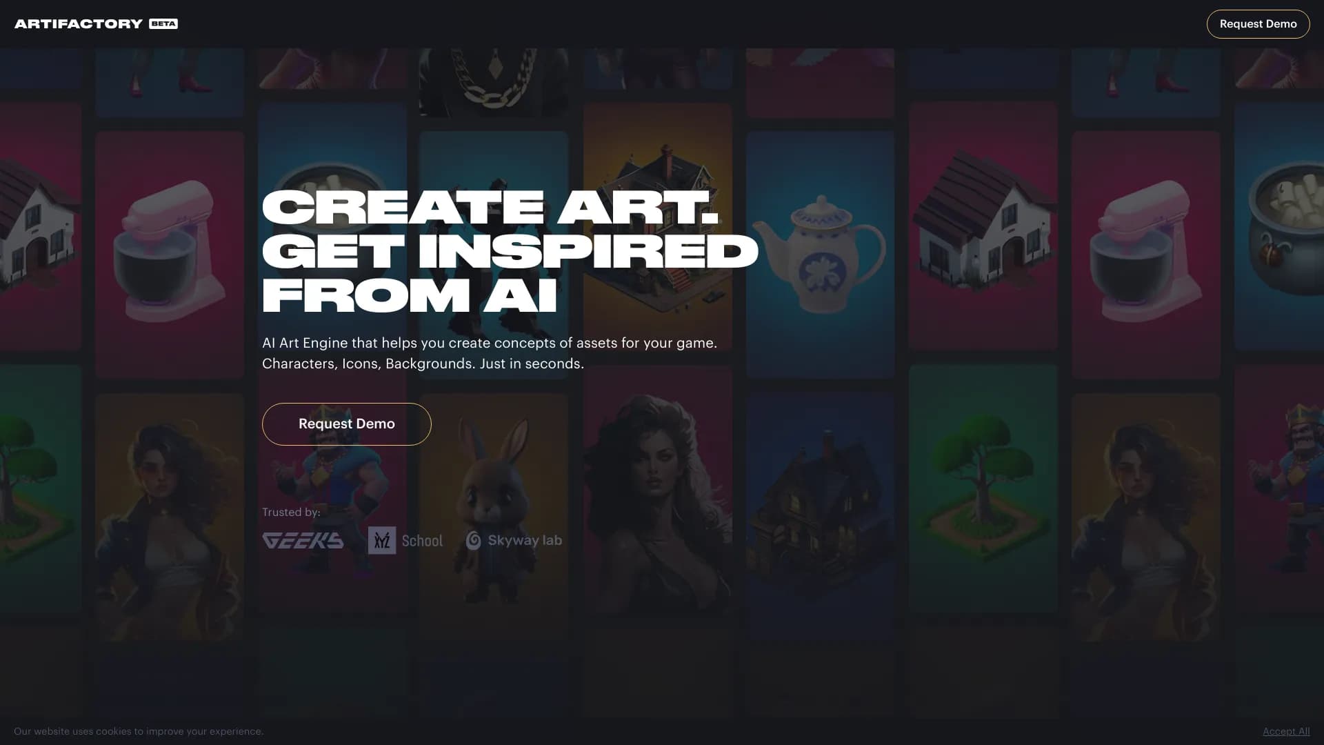 Artifactory – Generación de Recursos para Juegos con IA