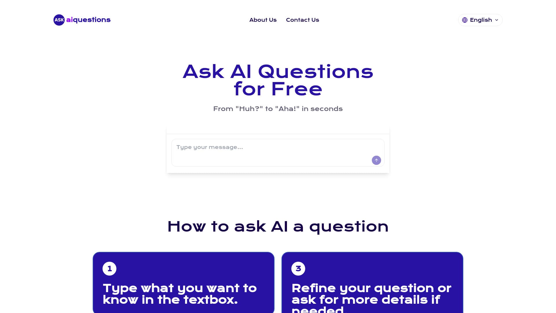 Ask AI Questions Online