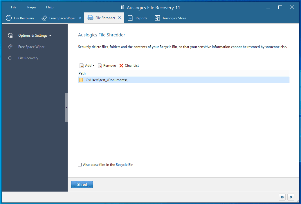 Auslogics File Recovery