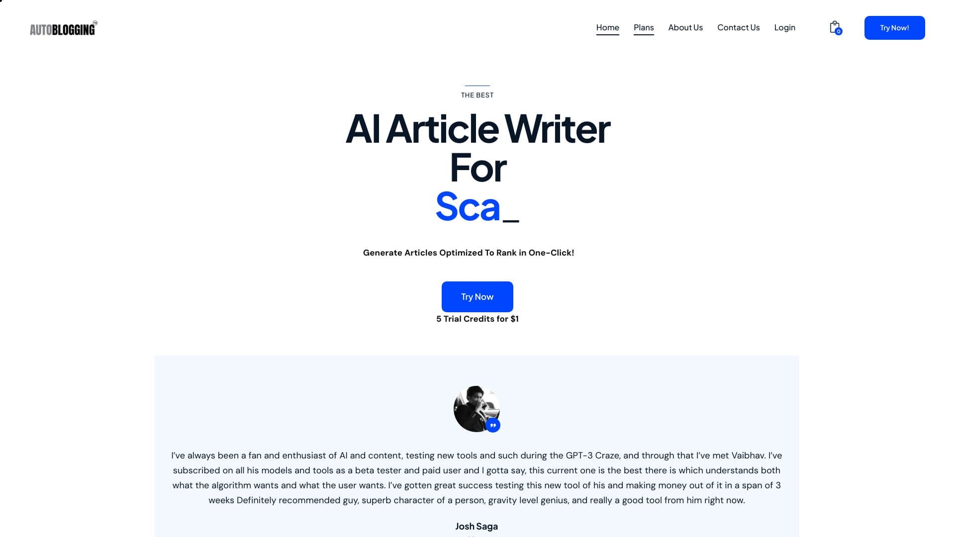 Autoblogging AI