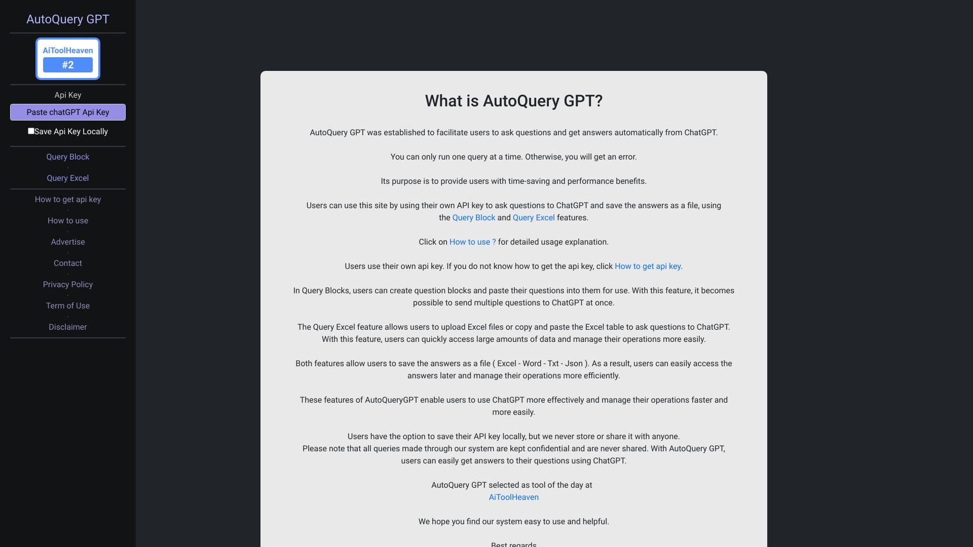 Autoquery Gpt