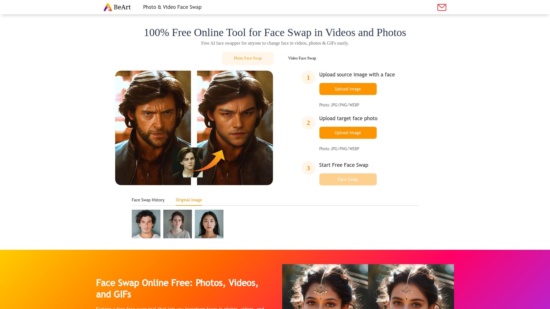 Beart AI Face Swap