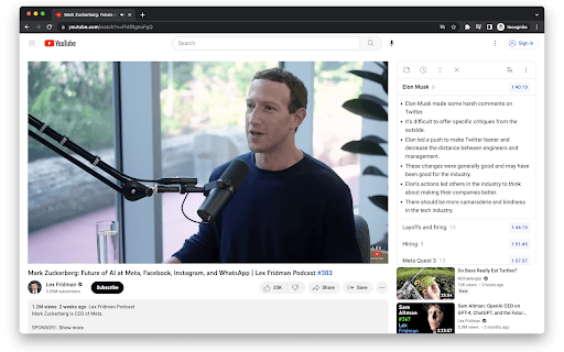 Better Youtube Summary
