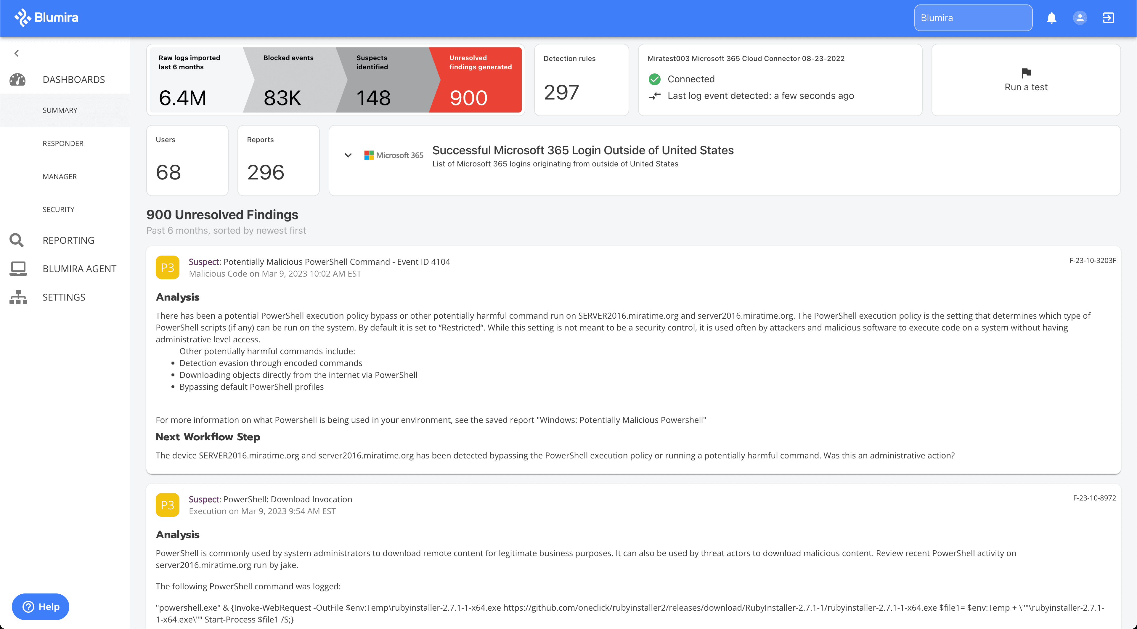 Blumira Automated Detection & Response