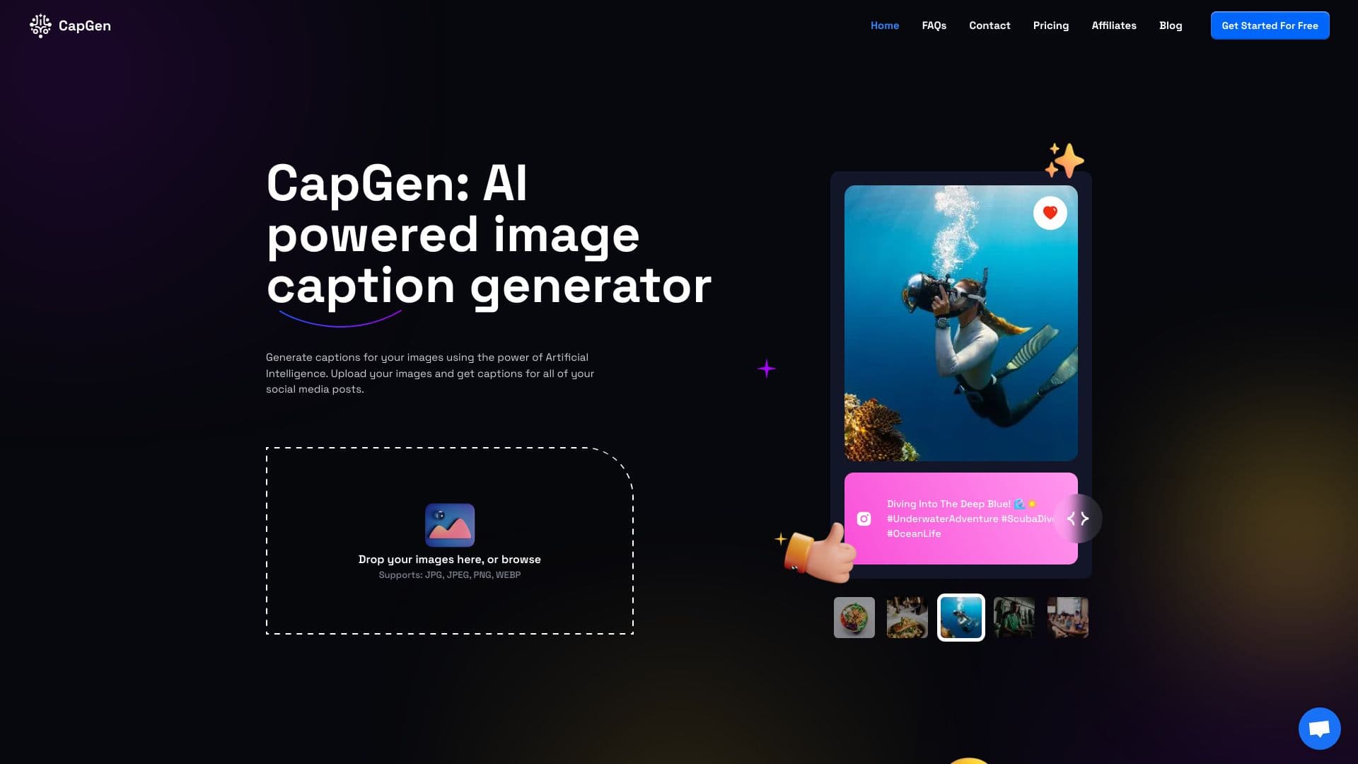 Capgen AI Captions For Instagram