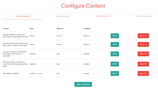 Chat Assistant for Dating/Messaging Apps