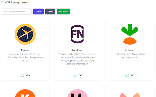 ChatGPT Plugins Search