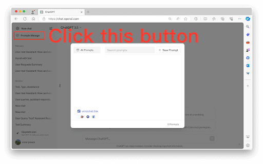ChatGPT Prompts Manager