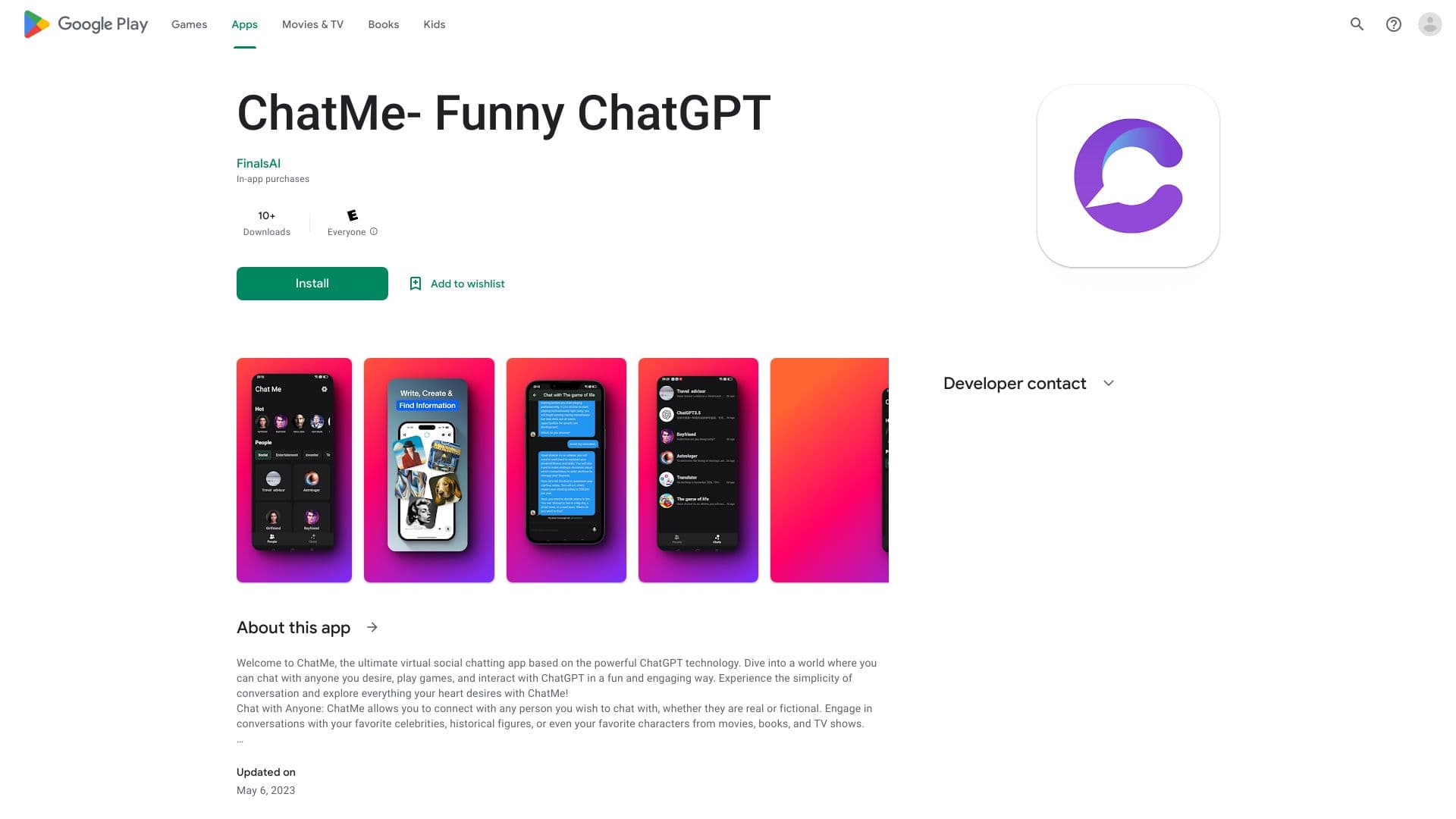 Chatme - AI Virtual Friends