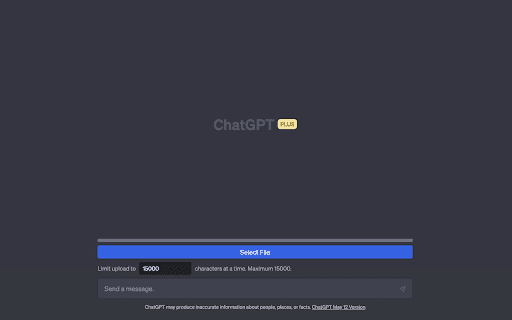 Chatty File Uploader