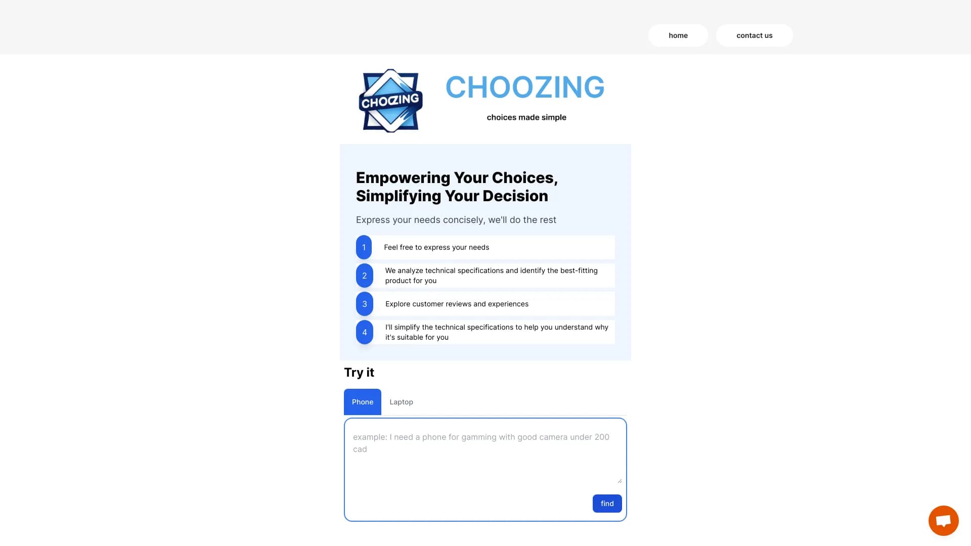 Choozing