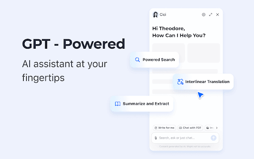Cici, Browser AI Copilot.