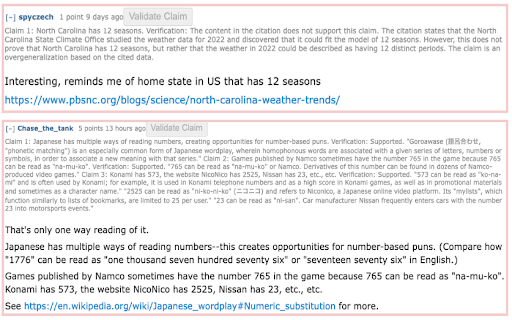 Validador de Alegações Reddit