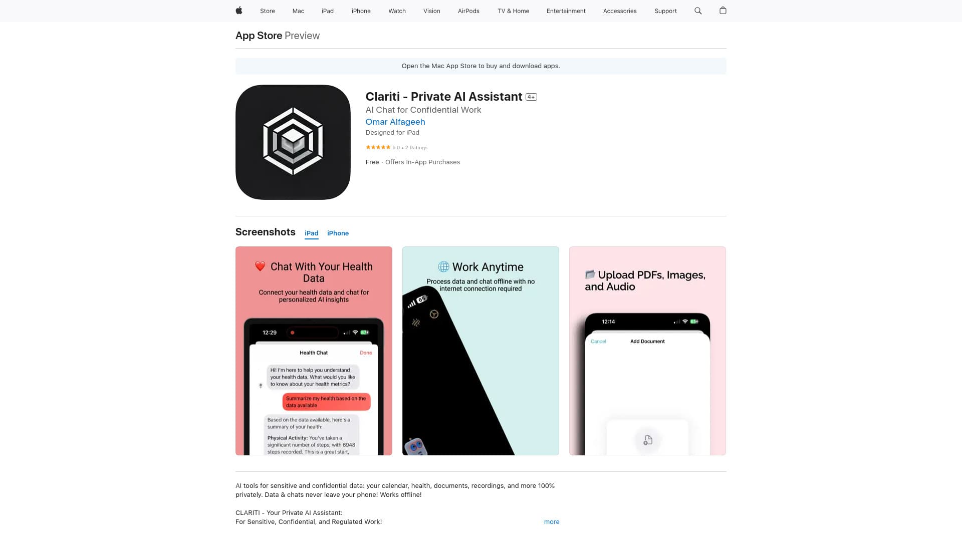 Clariti: AI Privately