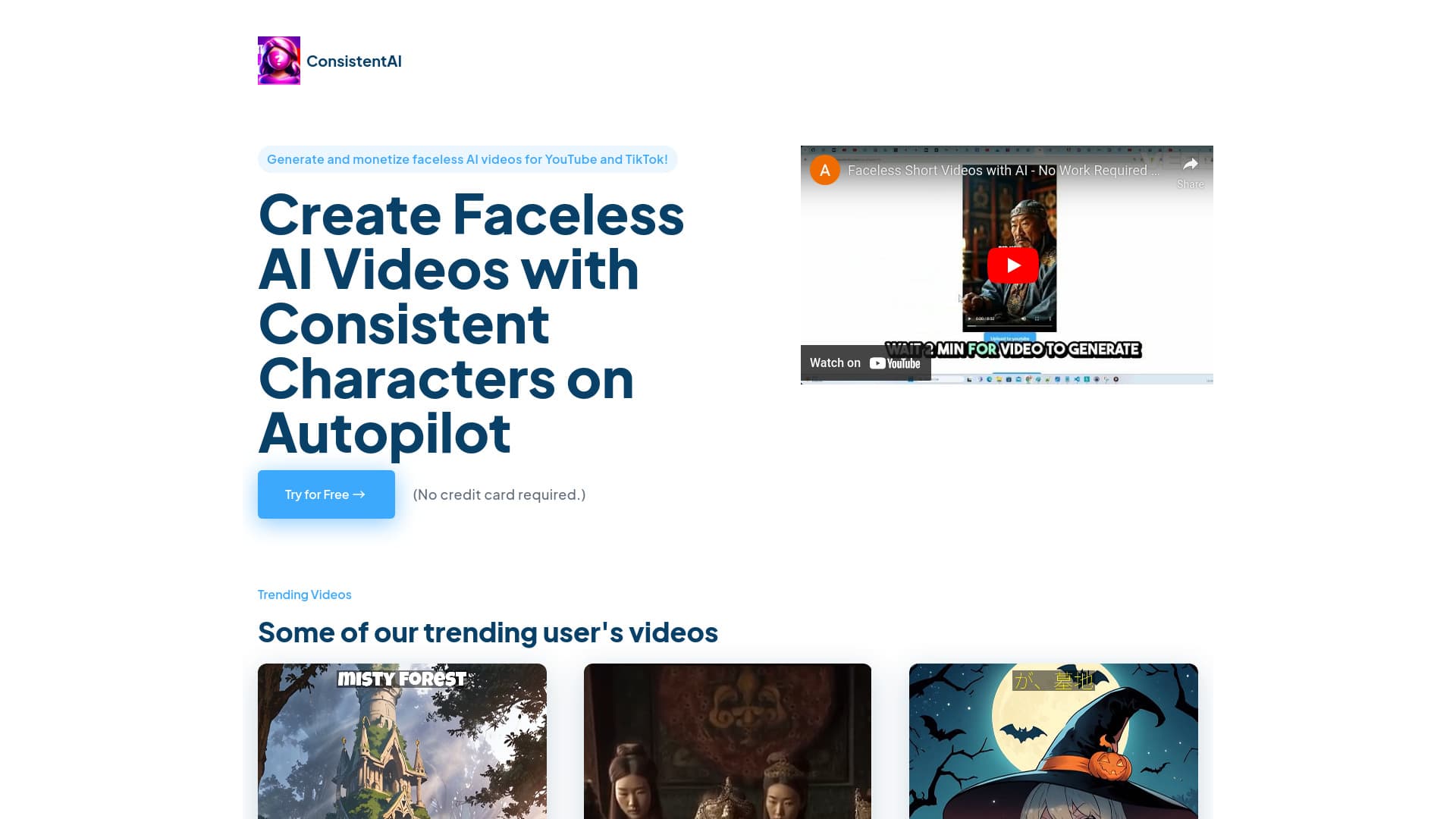 Video Generator for Consistent & Custom Characters with Motion