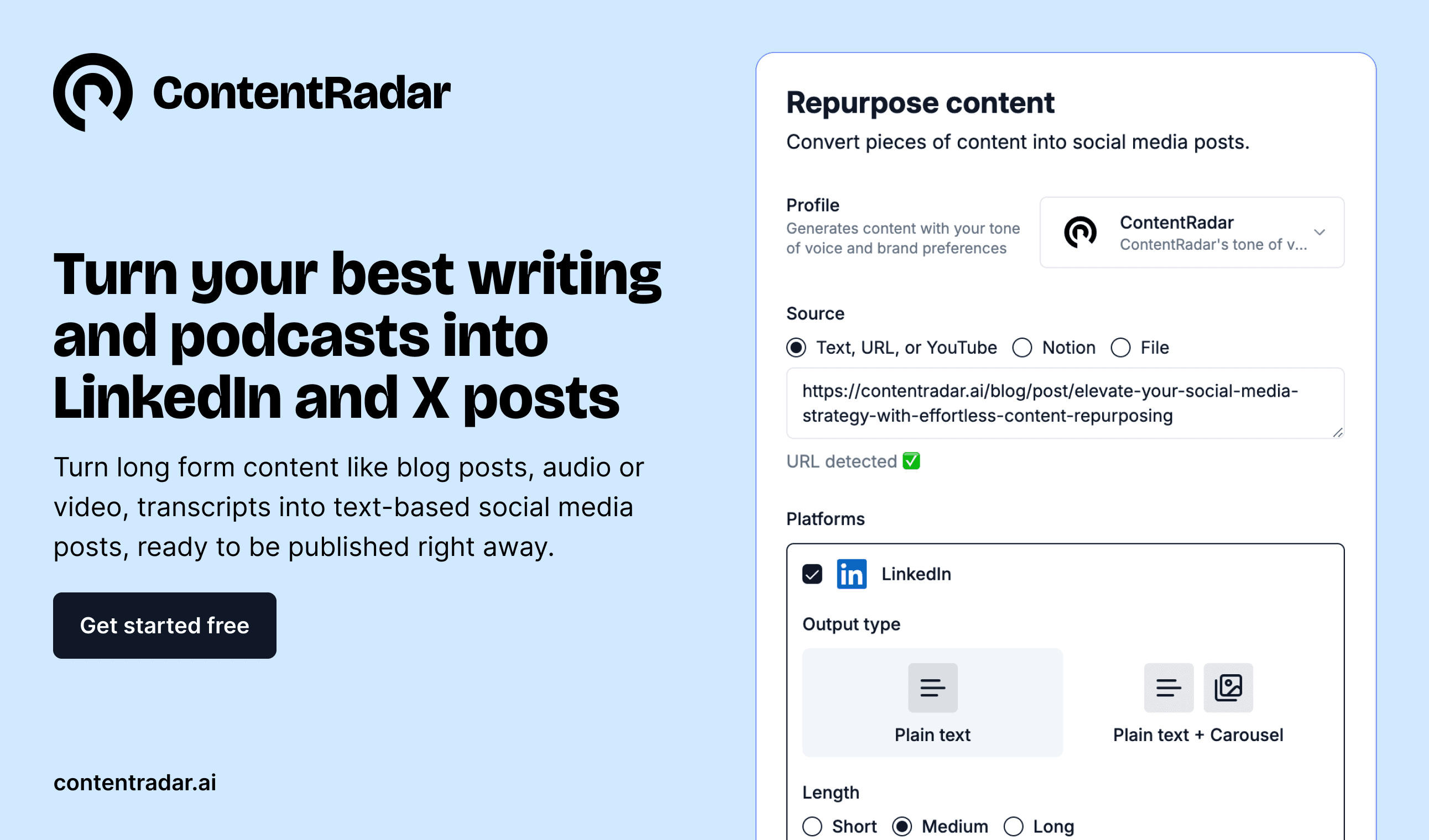 Contentradar