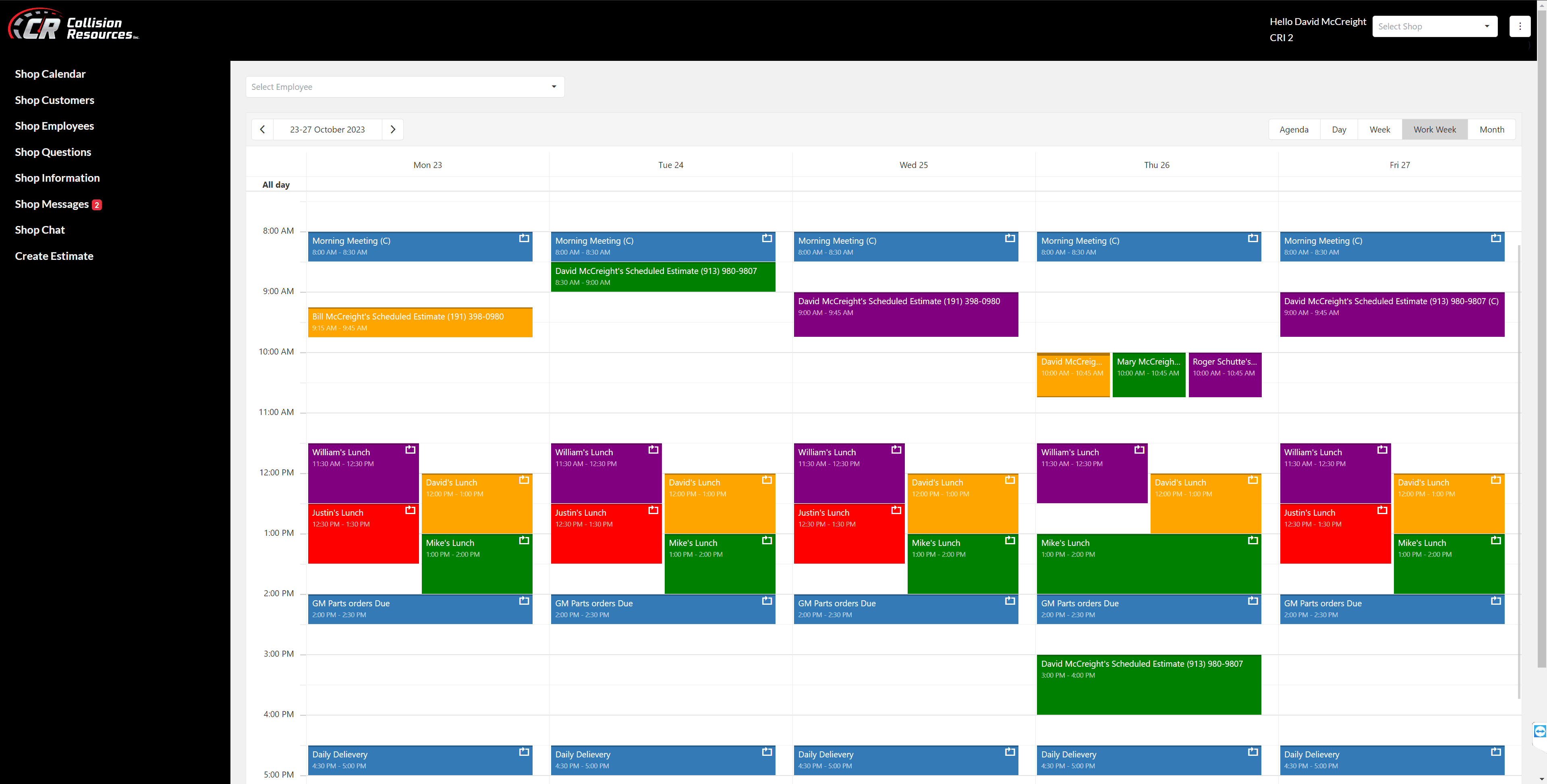 CR Auto Scheduler - Estimate