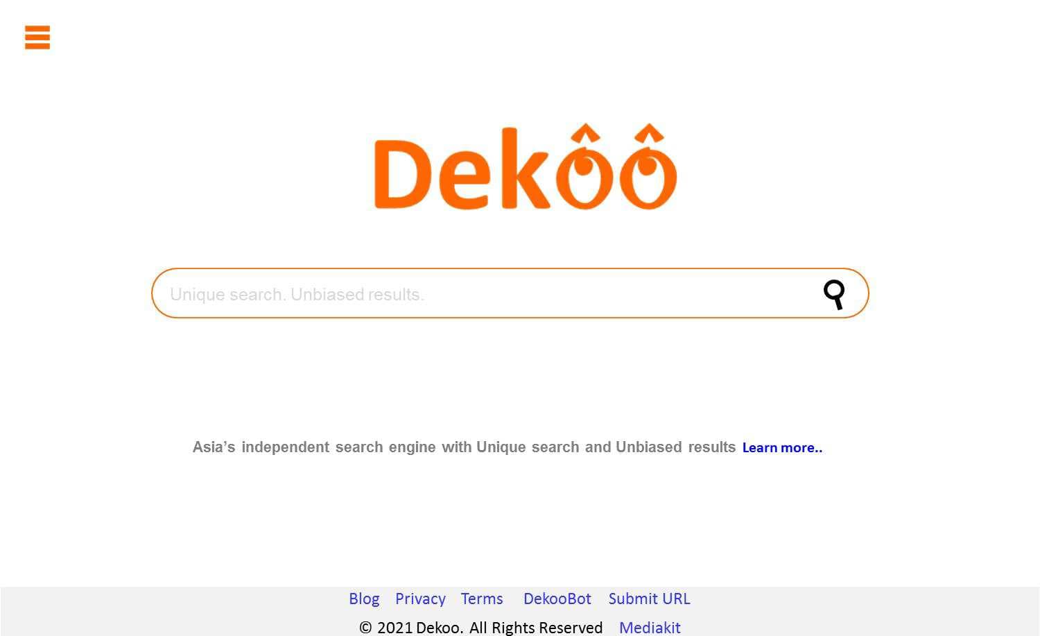 Dekoo Search Engine