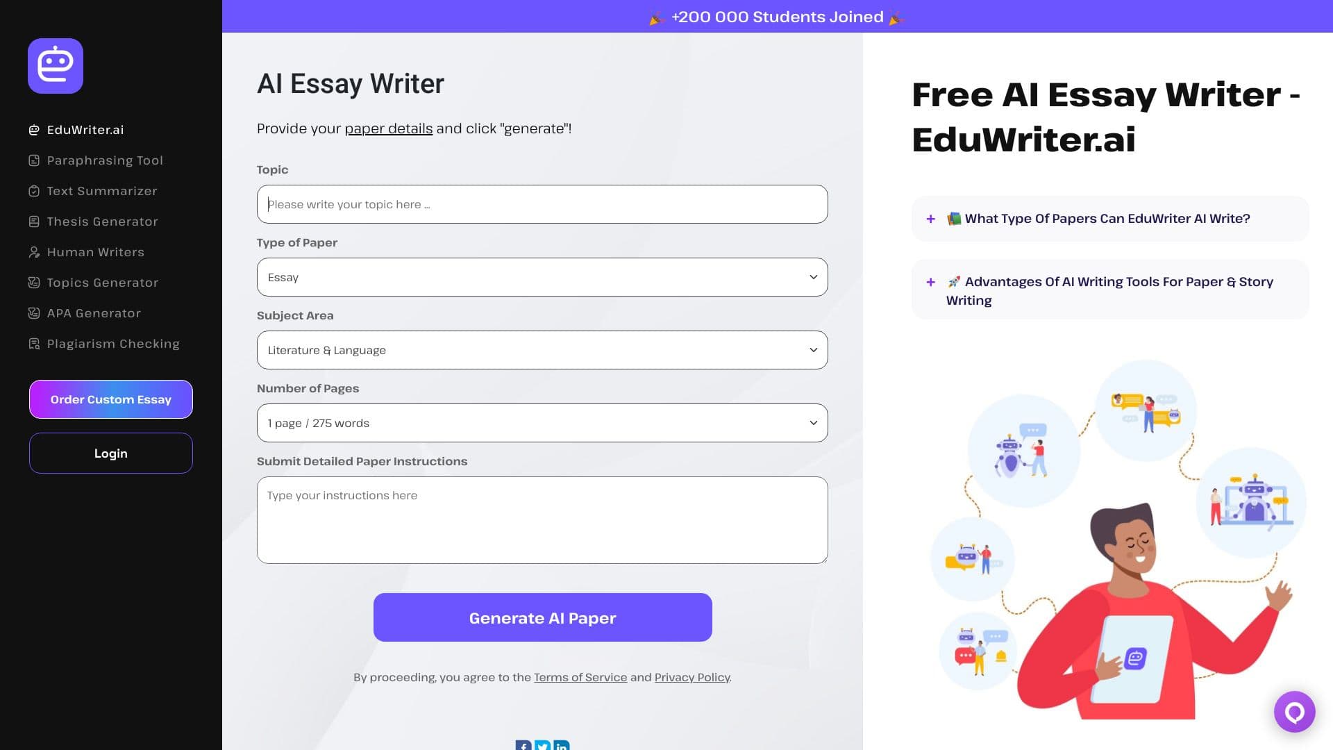 Eduwriter AI