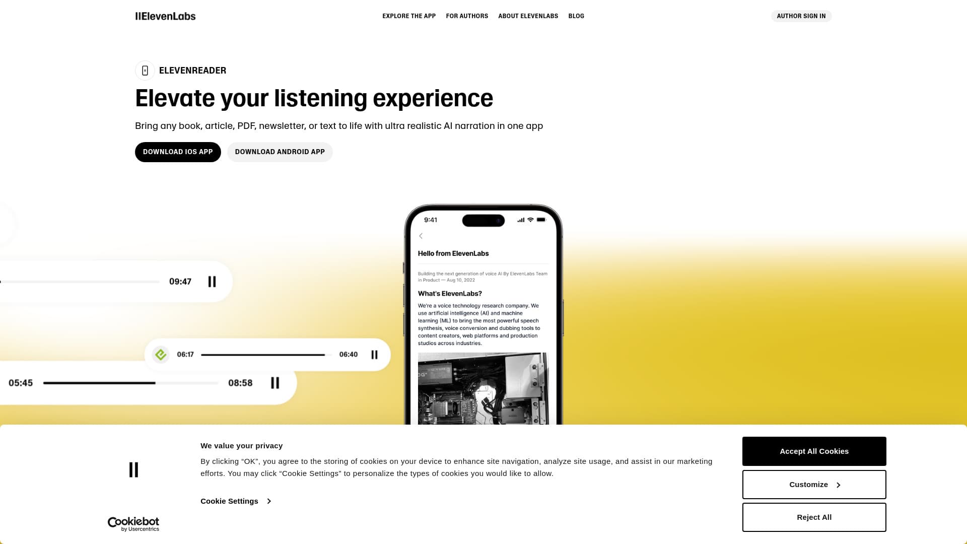 Elevenreader By Elevenlabs