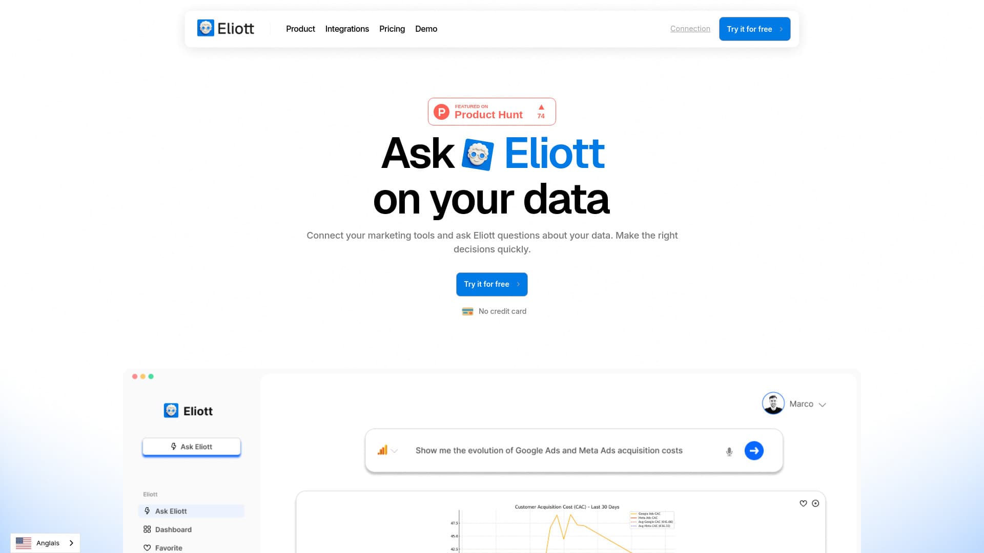 Eliott - Ask Anything About Your Data