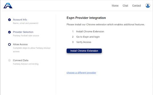 Fantasyadvisor League Synch